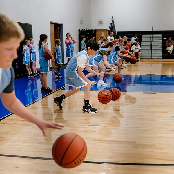 Kids Dribbling Drill